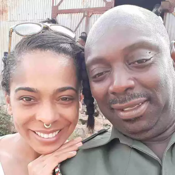 Tboss Shares No Makeup Picture With Segun Arinze As She Featured In New Movie, " Death Island " 